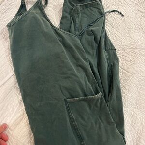 Free People Green Hot Shot Onesie